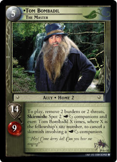 Tom Bombadil card by Decipher